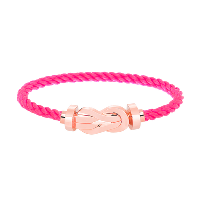 [AuraEcho]CHANCE LARGE 8 FIGURE BUCKLE NO DIAMOND BRACELET ROSE GOLD