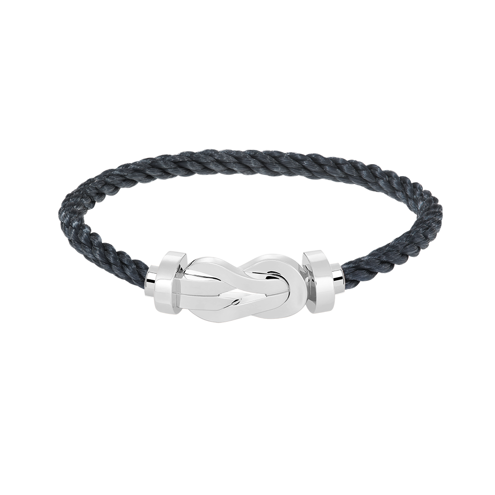 [AuraEcho]CHANCE LARGE 8 FIGURE BUCKLE NO DIAMOND BRACELET SILVER