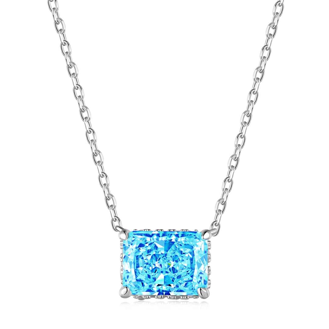 [AuraEcho]Luxurious Square Shape Colorful Necalack