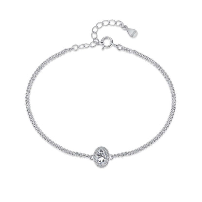 [AuraEcho]Exquisite Oval Shape Bracelet