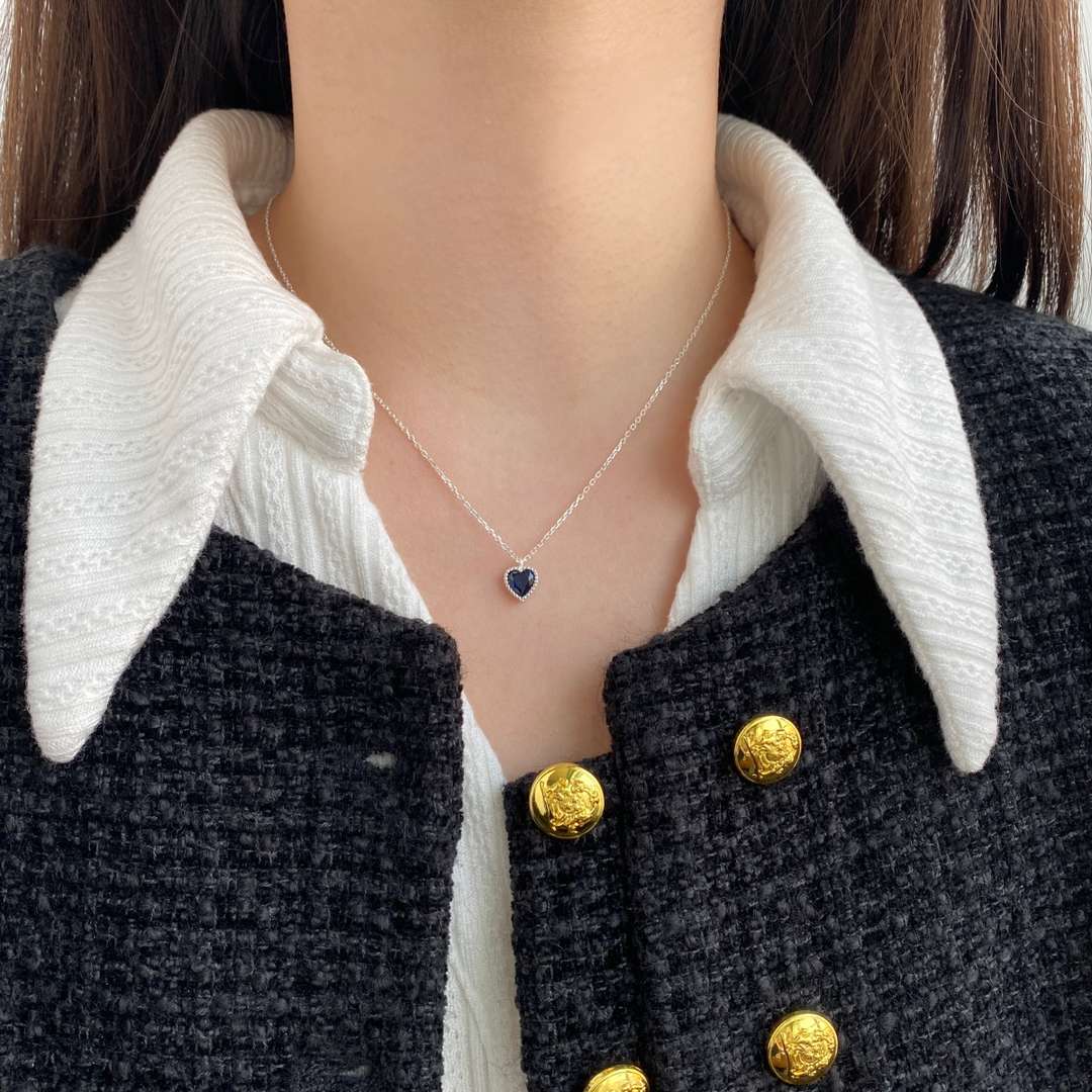 [AuraEcho]Ornate Heart Shape Necklace