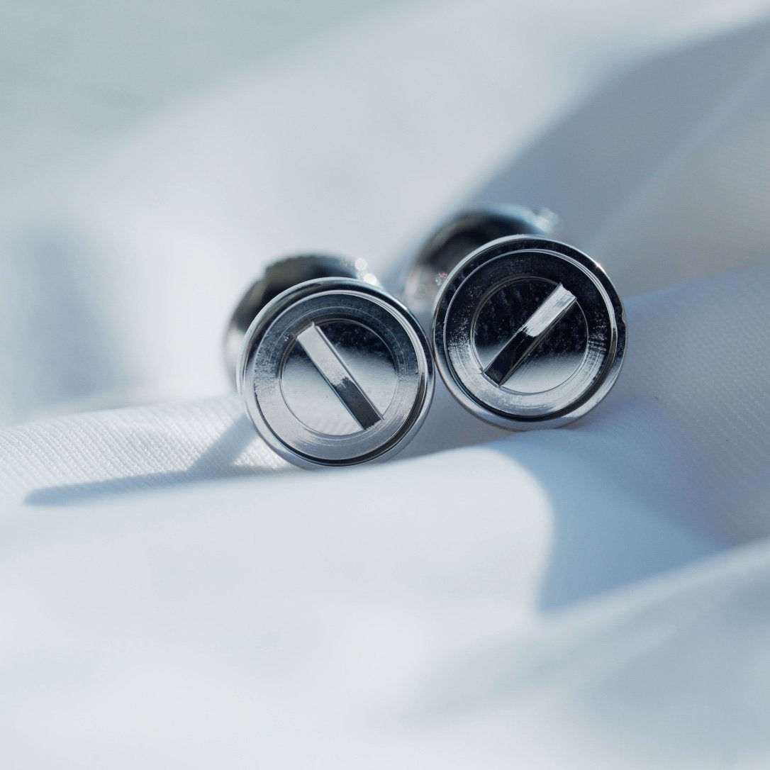 [AuraEcho]LOVE EARRINGS SILVER 10MM