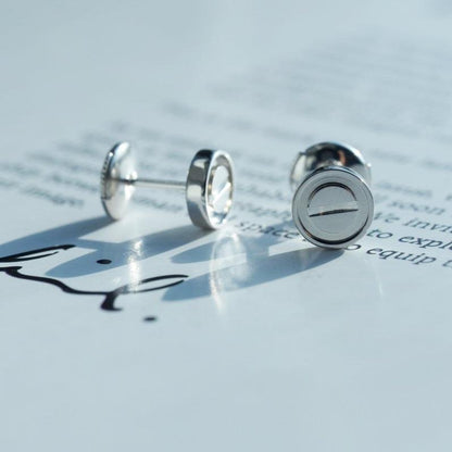 [AuraEcho]LOVE EARRINGS SILVER 10MM