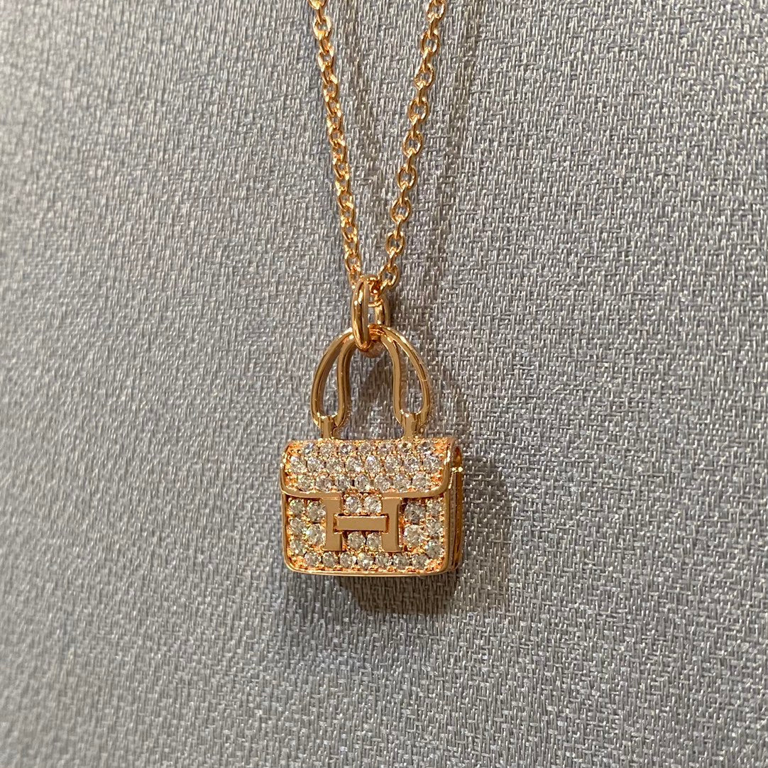 [AuraEcho]CONSTANCE PEDANT DIAMOND NECKLACE