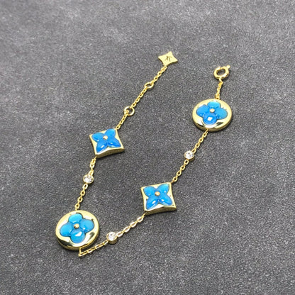 [AuraEcho]STAR AND SUN TURQUOISE 4 MOTIFS 3 DIAMONDS
