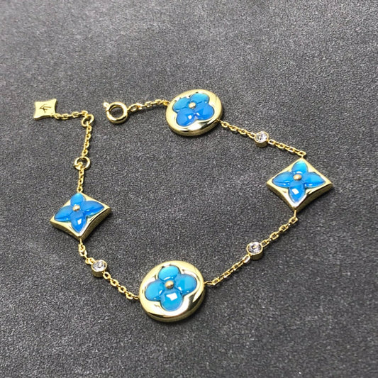 [AuraEcho]STAR AND SUN TURQUOISE 4 MOTIFS 3 DIAMONDS