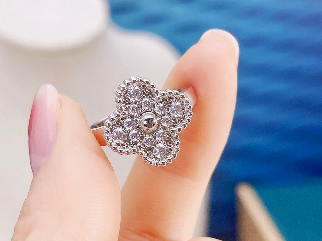 [AuraEcho]CLOVER DIAMOND RING