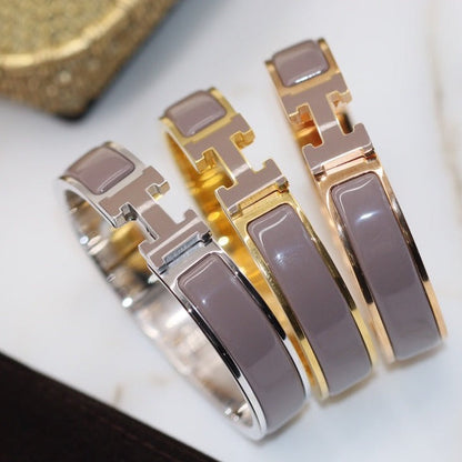 [AuraEcho]H BRACELET 12MM BROWN