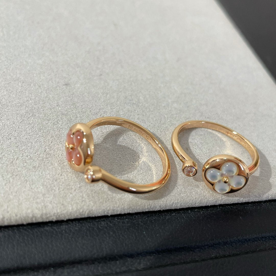 [AuraEcho]SUN 1 DIAMOND PINK MOP RING