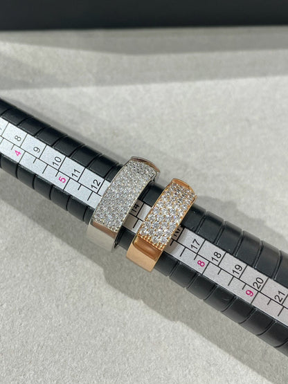 [AuraEcho]LIENS EVIDENCE  DIAMOND PAVED RING