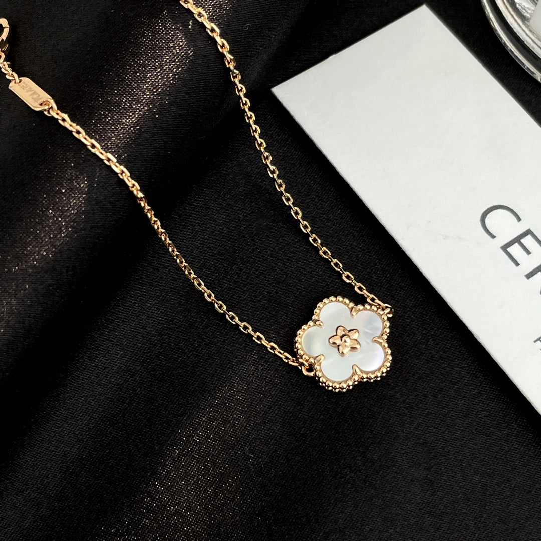 [AuraEcho]LUCKY SPRING ROSE GOLD MOP BRACELET