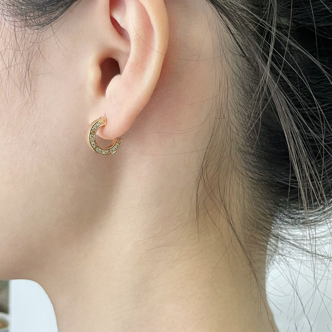 [AuraEcho]LOVE DIAMOND EARRINGS