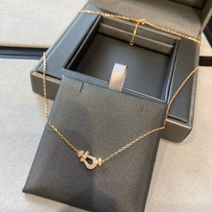 [AuraEcho]FORCE 10 DIAMOND PINK GOLD NECKLACE MINI MODEL