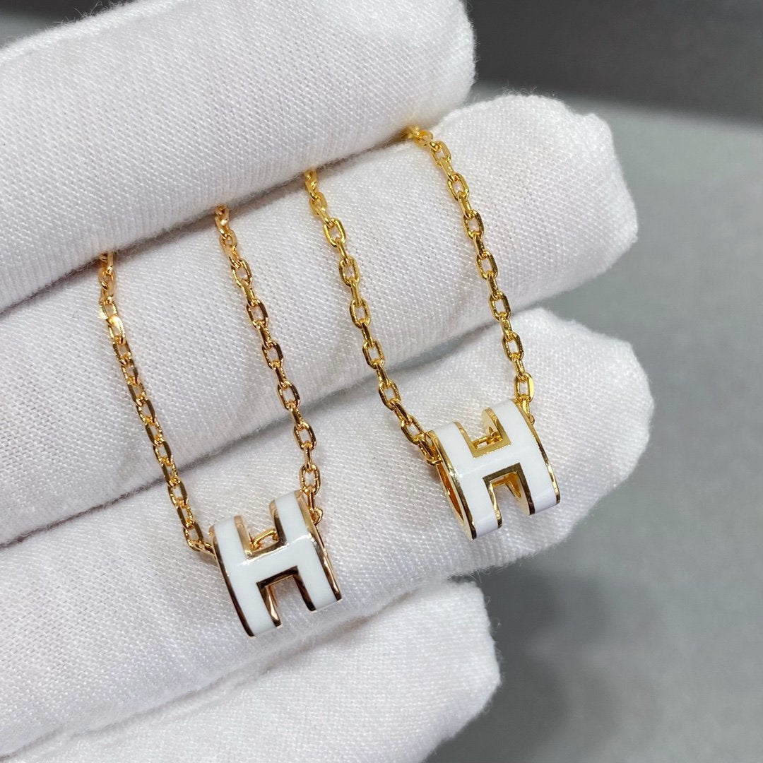 [AuraEcho]MINI POP H NECKLACE