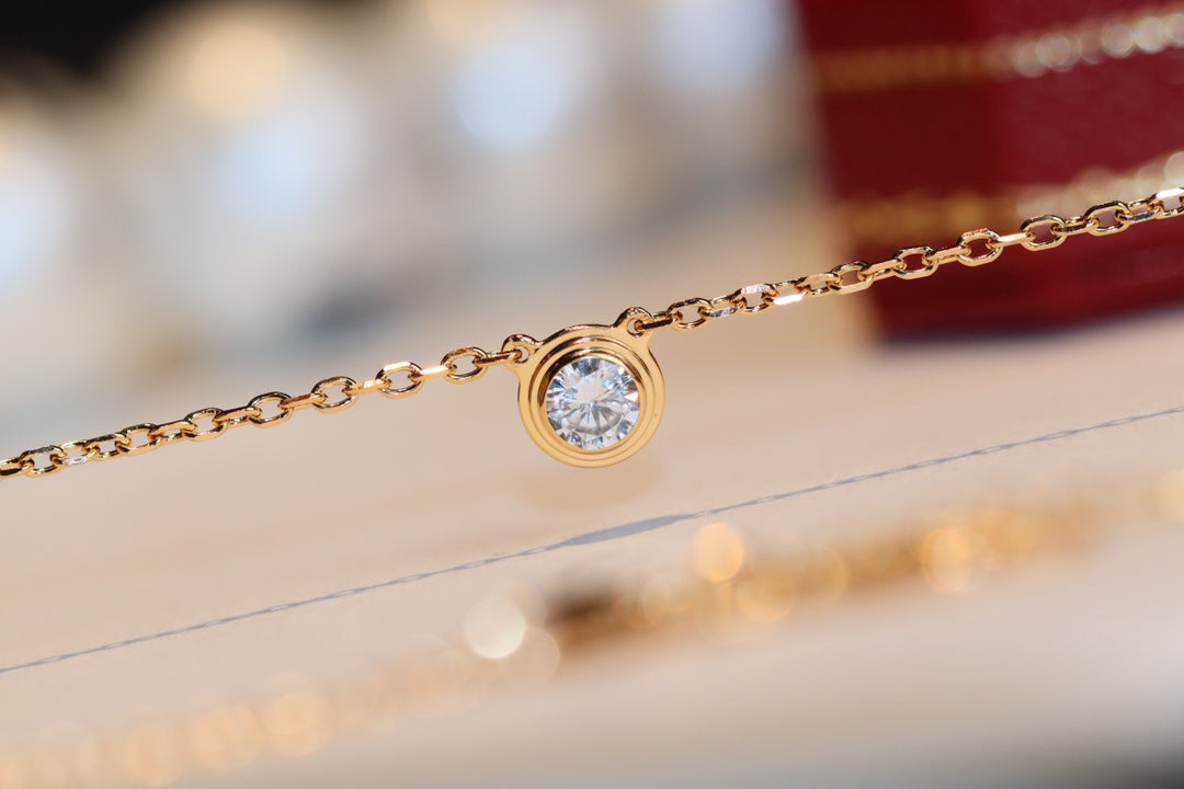 [AuraEcho]DAMOUR DIAMOND NECKLACE