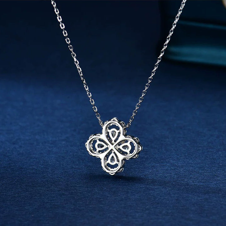 [AuraEcho]LOOP NECKLACE FULL MOTIF DIAMOND 16MM MULTIPLE COLORS