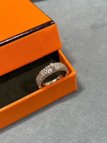 [AuraEcho]KELLY PINK GOLD DIAMOND RING