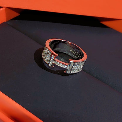 [AuraEcho]H RING FULL DIAMOND