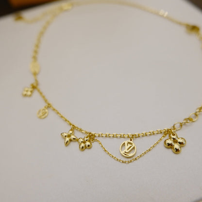 [AuraEcho]AuraEchoING SUPPLE NECKLACE BRASS