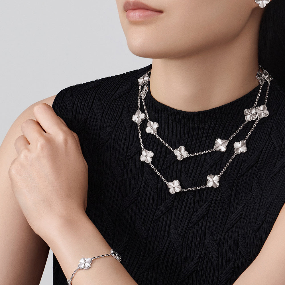[AuraEcho]CLOVER 20 MOTIFS DIAMOND SILVER