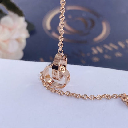 [AuraEcho]LOVE BRACELET DOUBLE RING