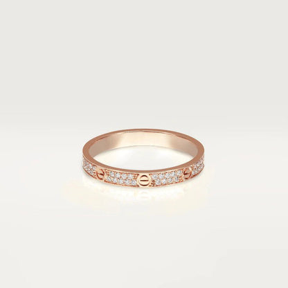 [AuraEcho]LOVE RING 2.65MM DIAMOND