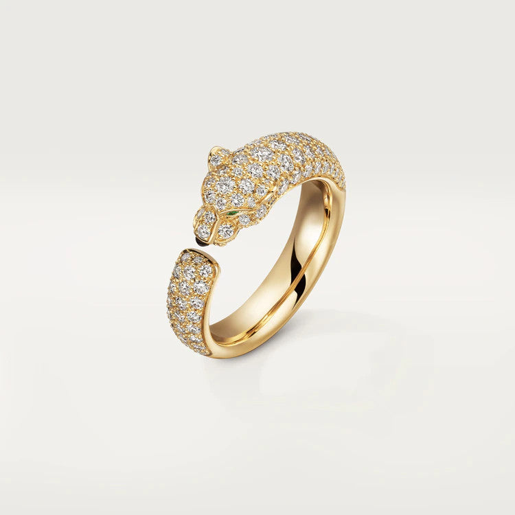 [AuraEcho]PANTHERE PINK GOLD DIAMOND RING